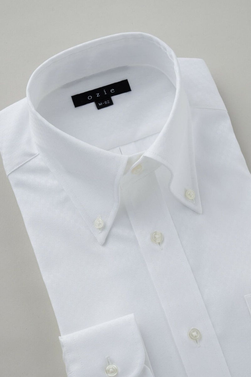 ワイシャツ 8009-C05A-WHITE-衿3