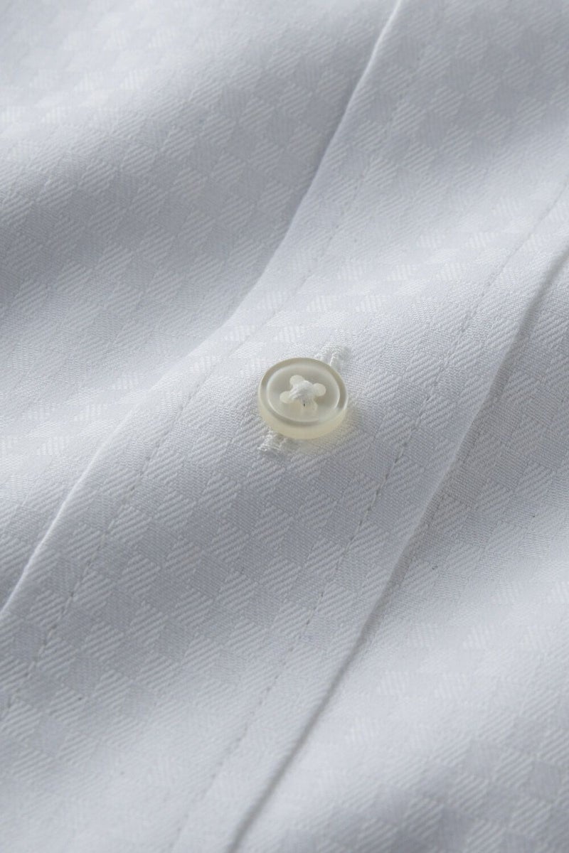 ワイシャツ 8009-C05A-WHITE-生地