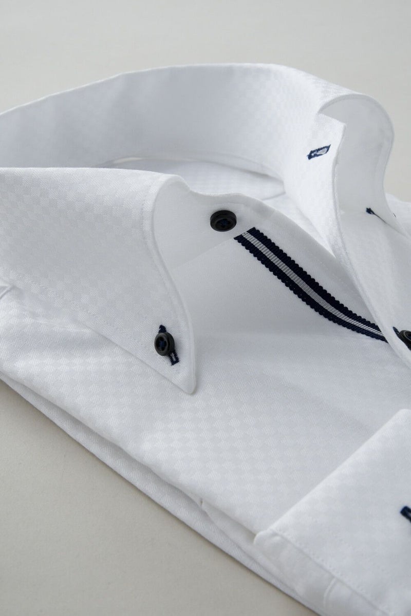 ワイシャツ 8051T-C04A-WHITE-衿2