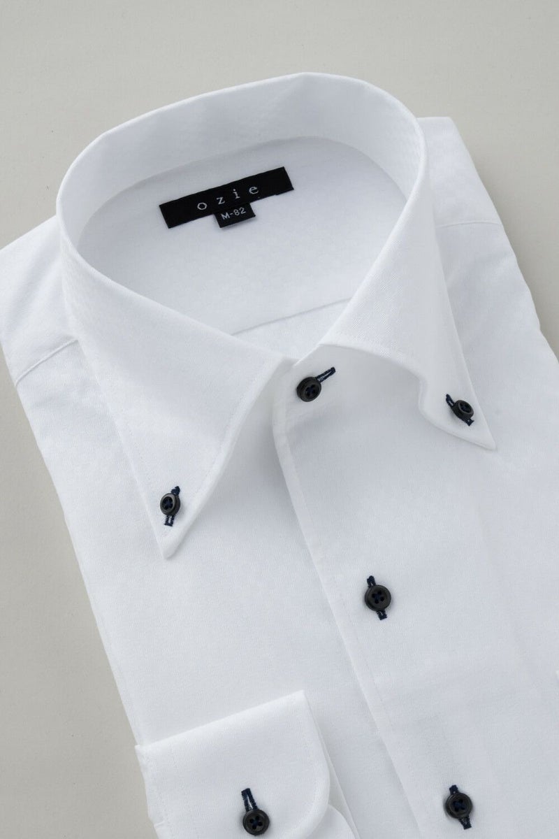 ワイシャツ 8051T-C04A-WHITE-衿3