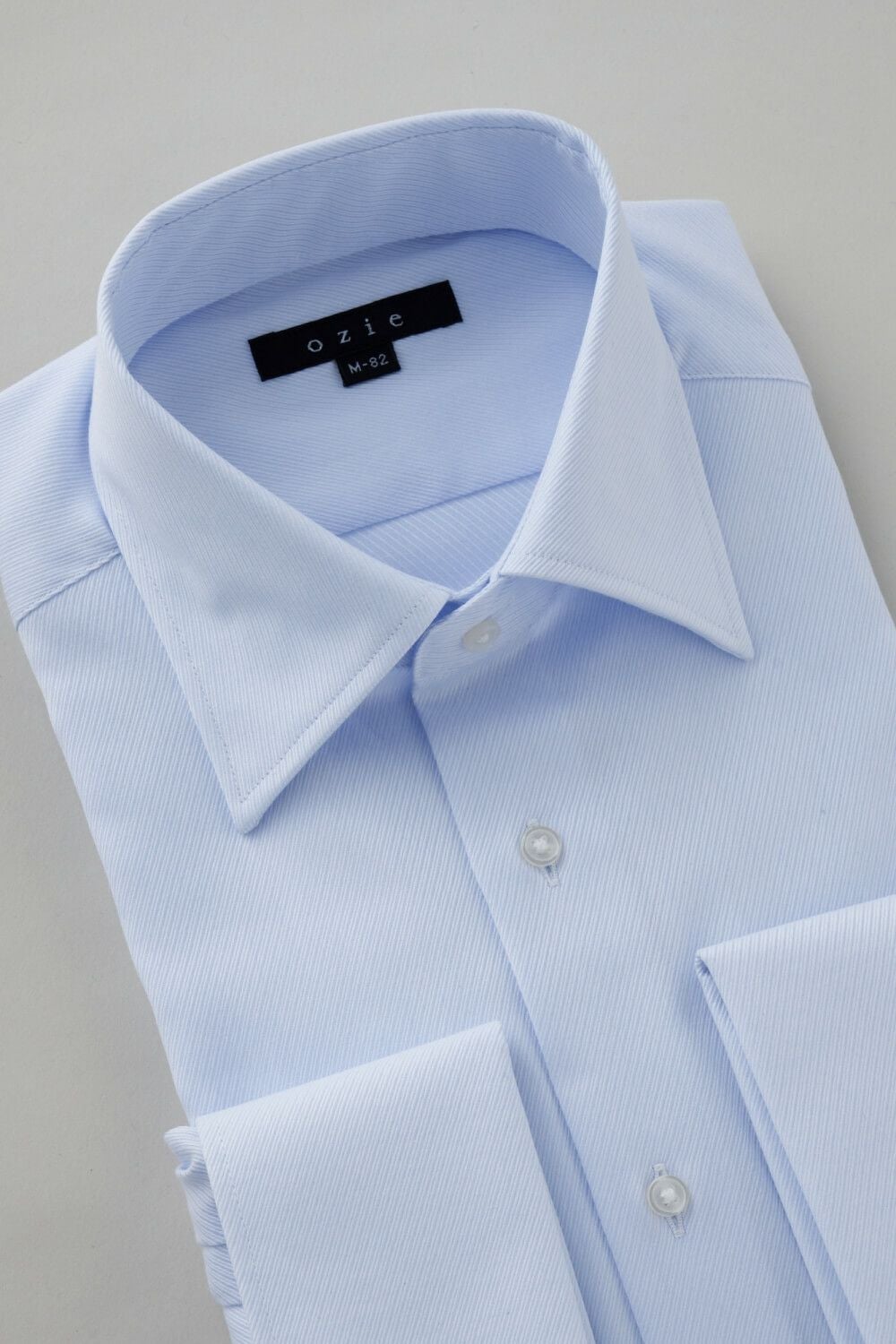 ワイシャツ 8004-C02B-SAX-衿3