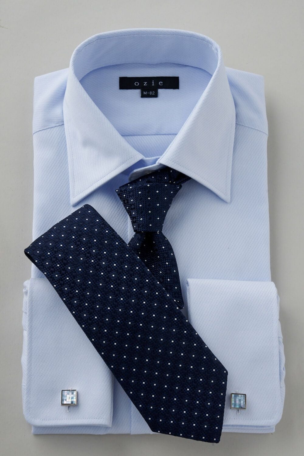ワイシャツ 8004-C02B-SAX-コーディネートイメージ