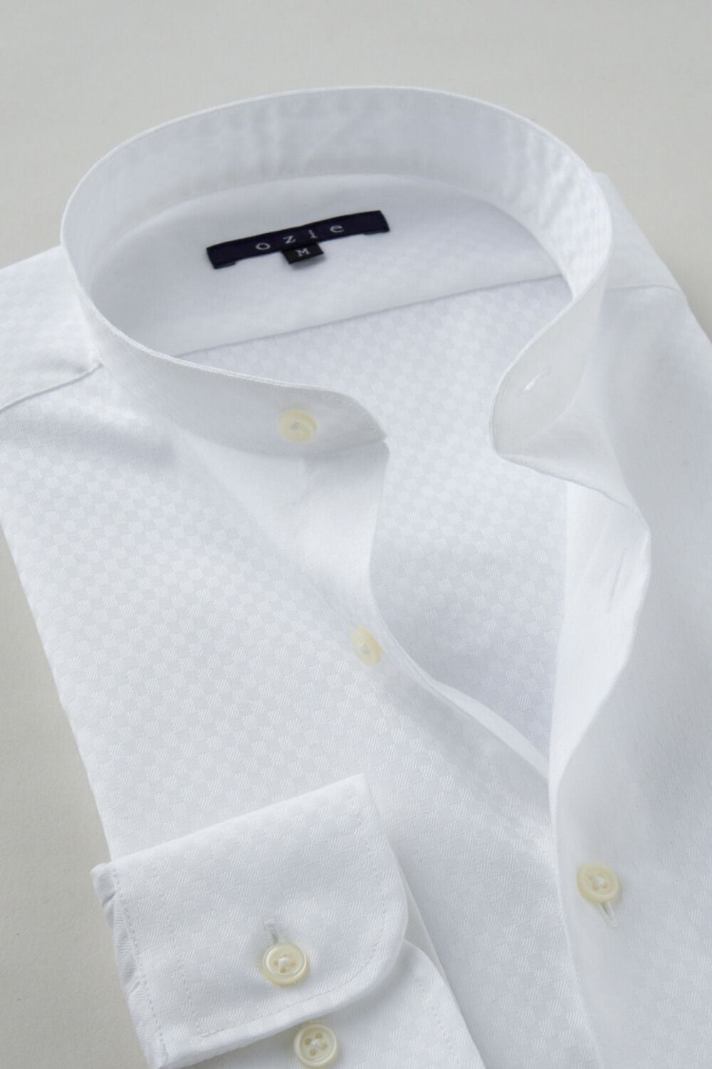 ワイシャツ 8063-C04A-WHITE-衿2