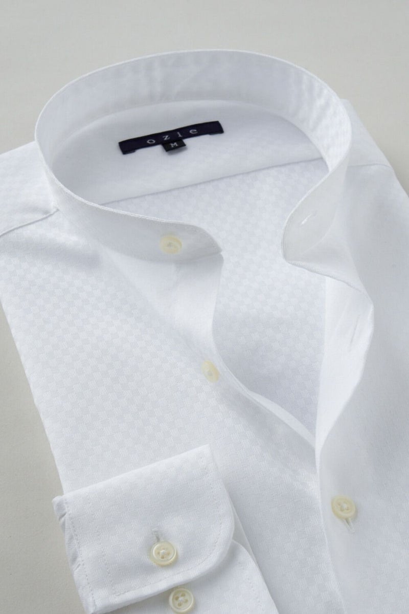 ワイシャツ 8063-C04A-WHITE-衿2