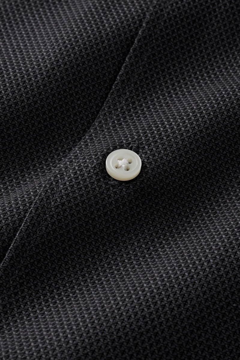 ワイシャツ 8045-C03B-BLACK-生地