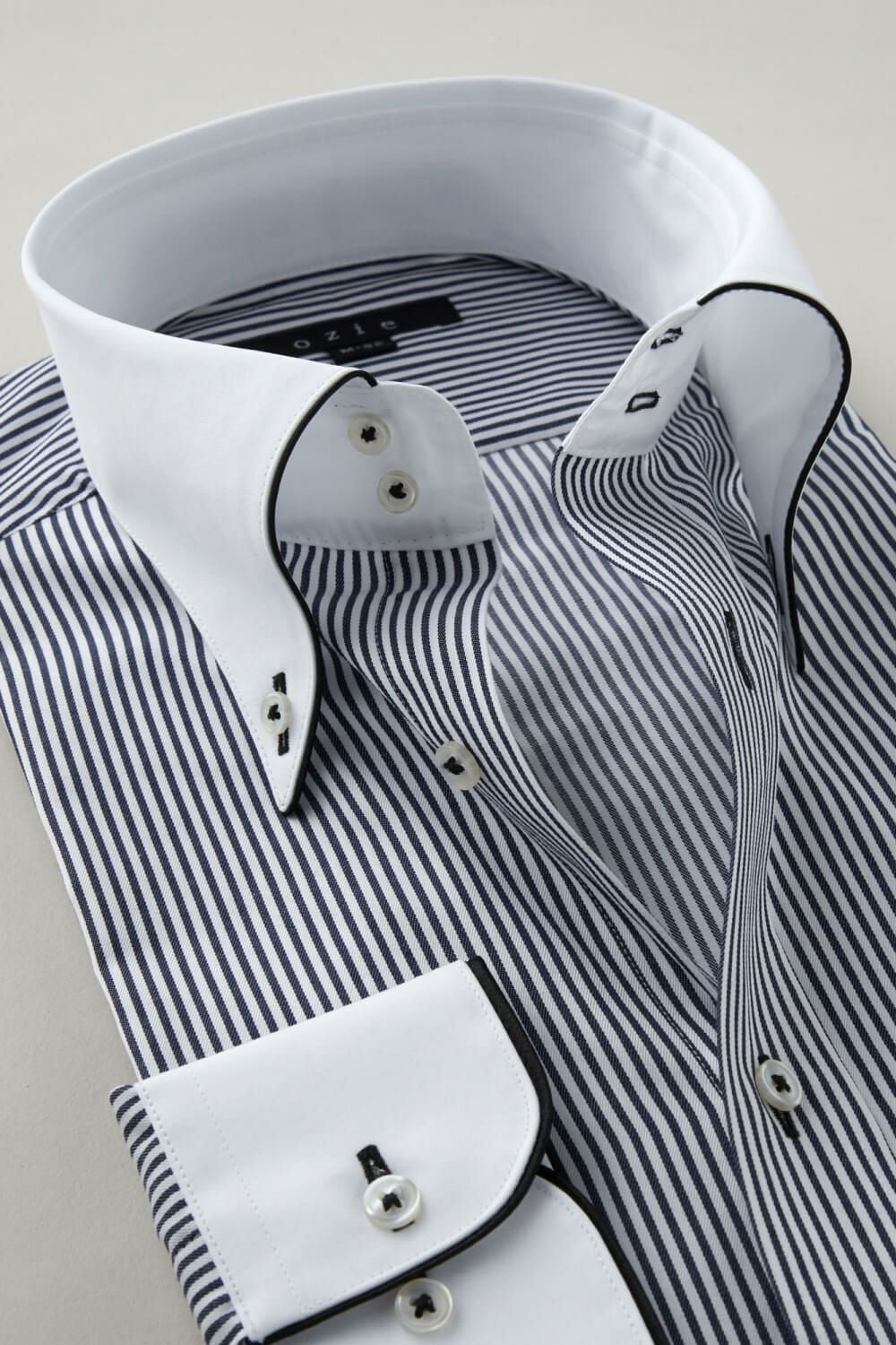 ワイシャツ 8065EPCL-C06A-BK-衿2