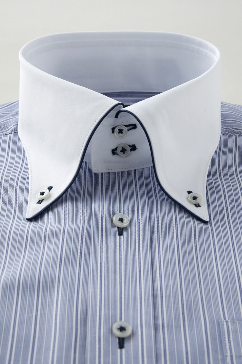 ワイシャツ 8065EPCL-C06B-BL-衿1