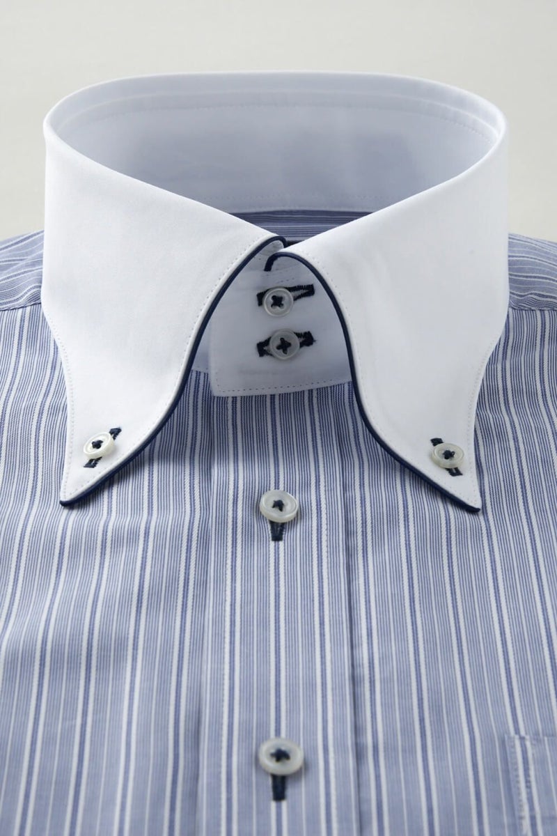 ワイシャツ 8065EPCL-C06B-BL-衿1