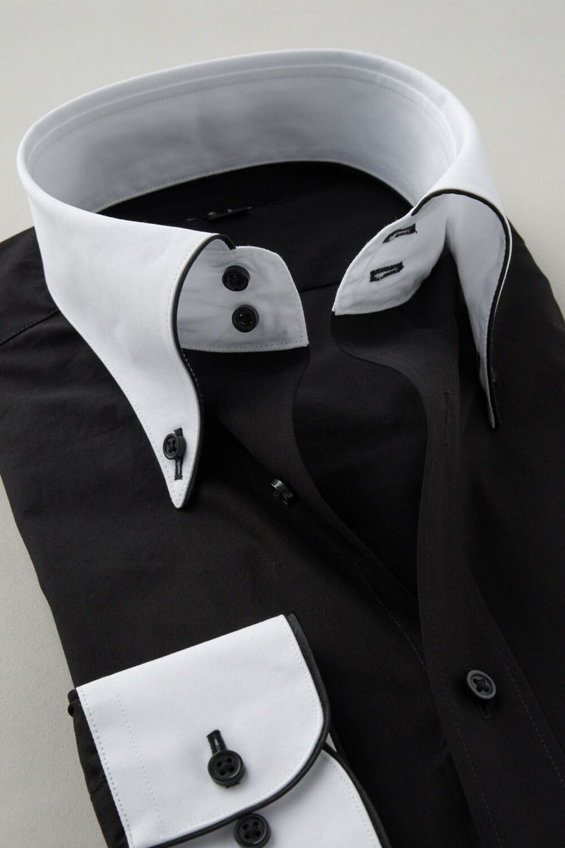 ワイシャツ 8065EPCL-C06C-BK-衿2