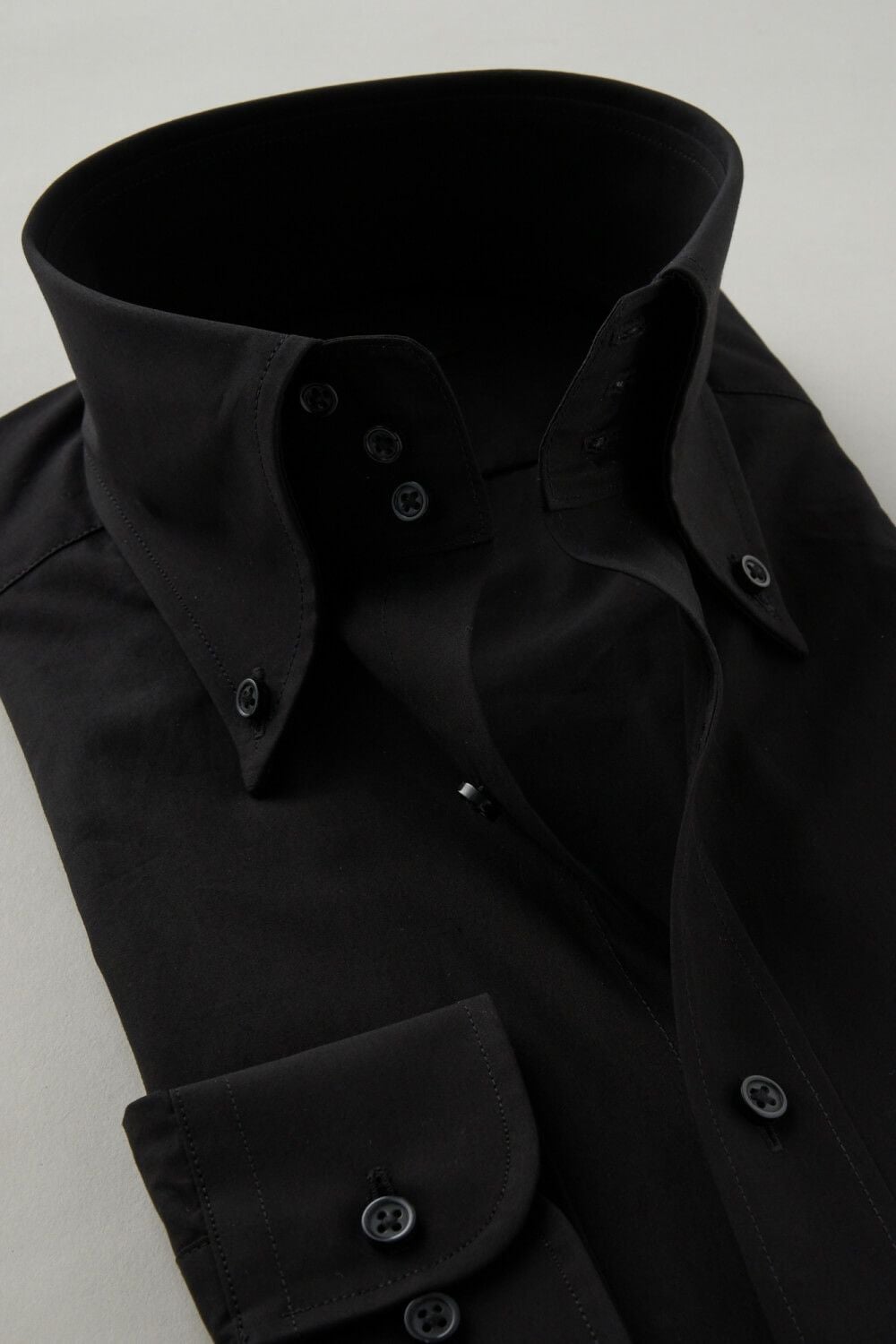 ワイシャツ 8058-C06A-BLACK-衿2