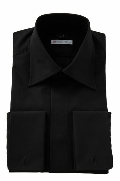 ワイシャツ 8066H-C06A-BLACK