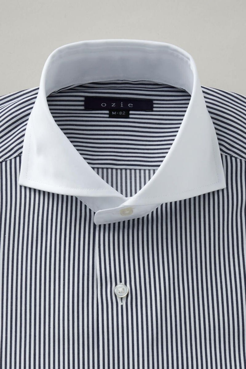 ワイシャツ 8006CL-C06A-BLACK-衿1