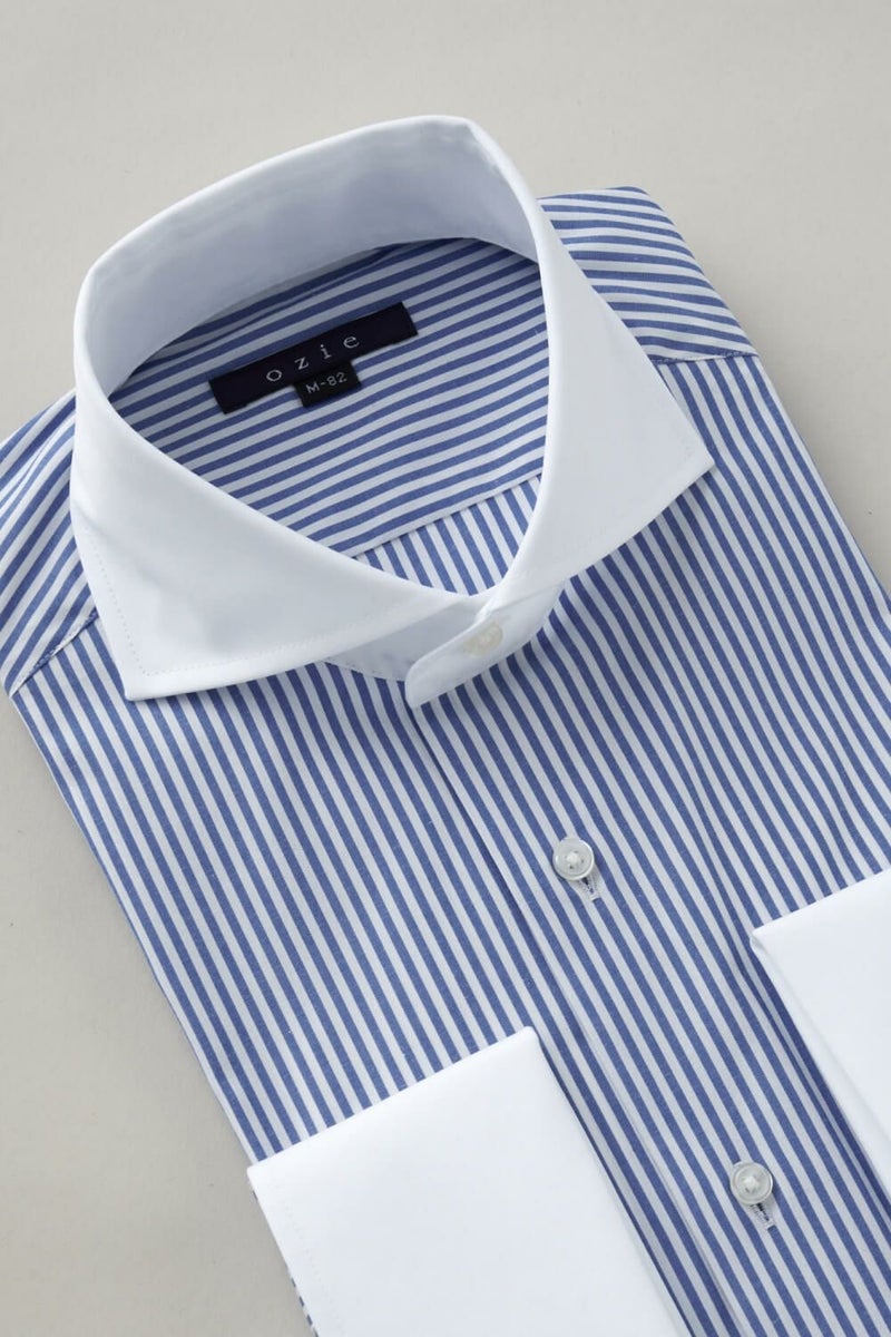 ワイシャツ 8006CL-C06B-BLUE-衿3
