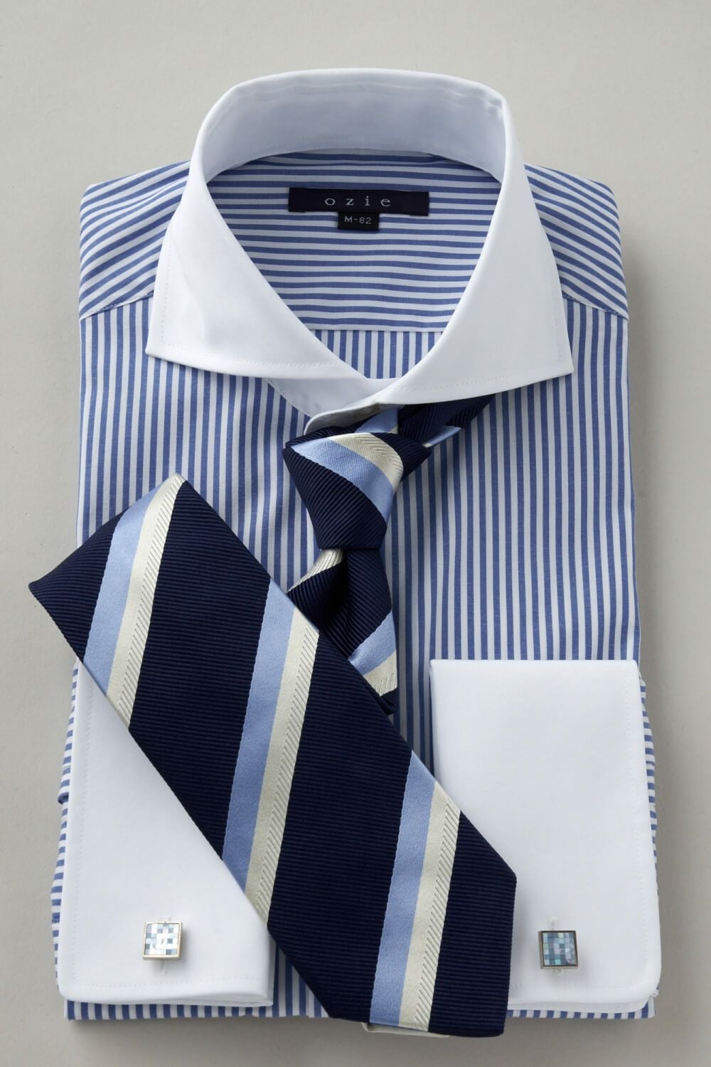 ワイシャツ 8006CL-C06B-BLUE-コーディネートイメージ