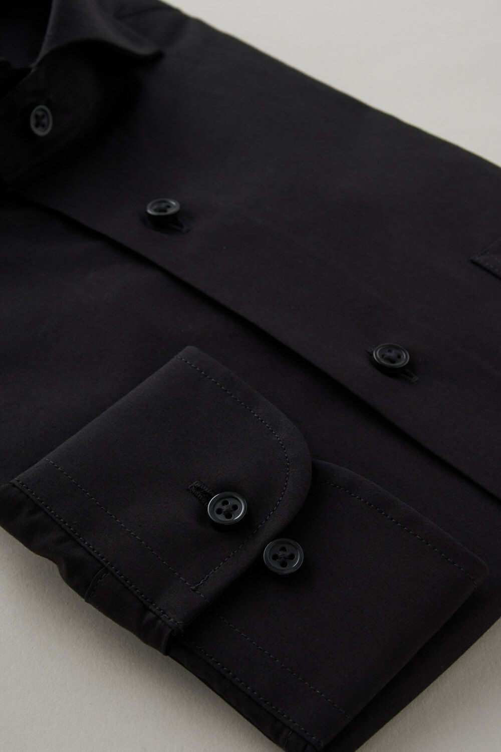 ワイシャツ 8070-C06A-BLACK-カフス