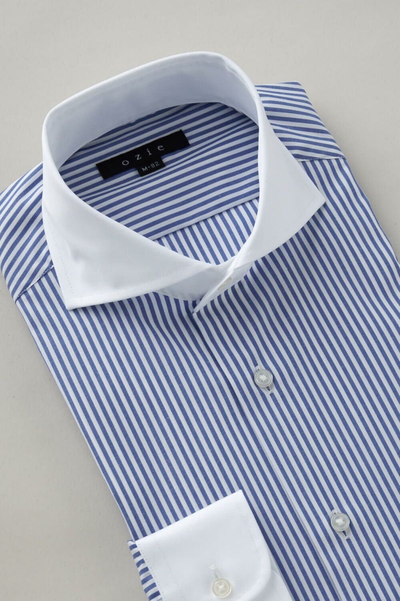 ワイシャツ 8070CL-C06A-BLUE-衿3