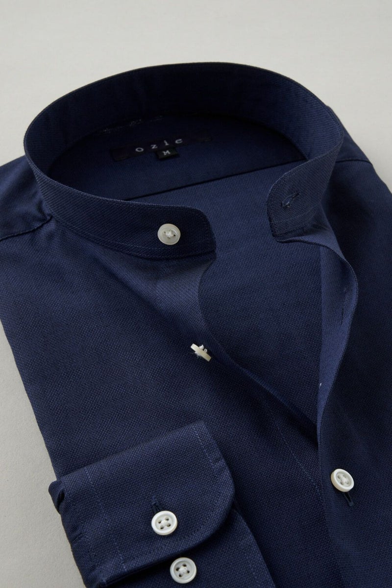 ワイシャツ 8063-C06B-NAVY-衿2