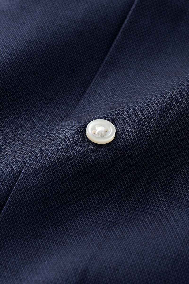 ワイシャツ 8063-C06B-NAVY-生地