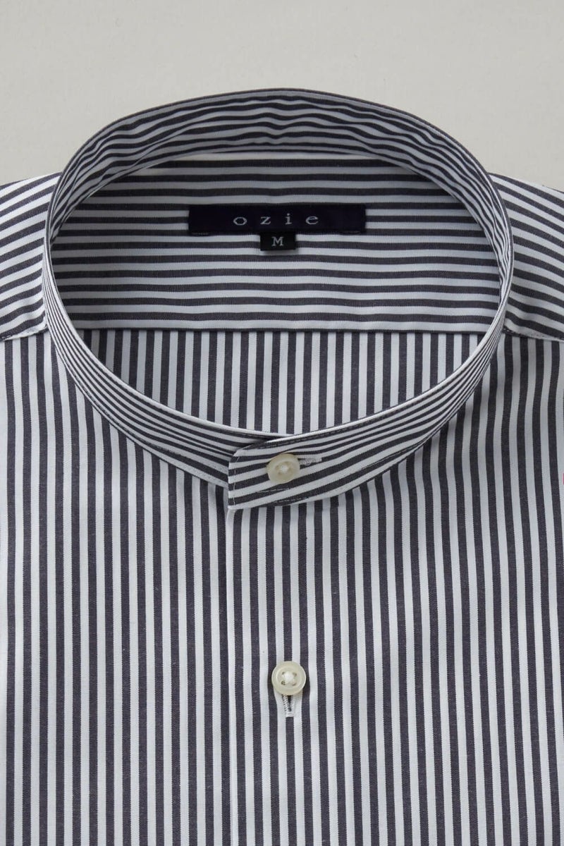 ワイシャツ 8063-C06A-BLACK-衿1