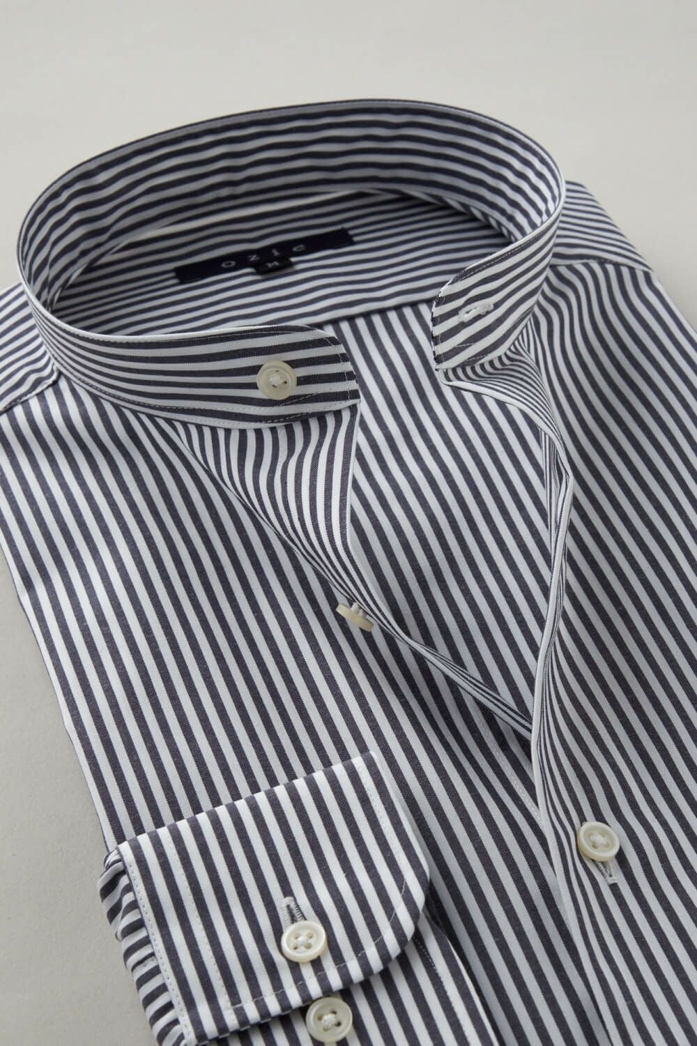 ワイシャツ 8063-C06A-BLACK-衿2