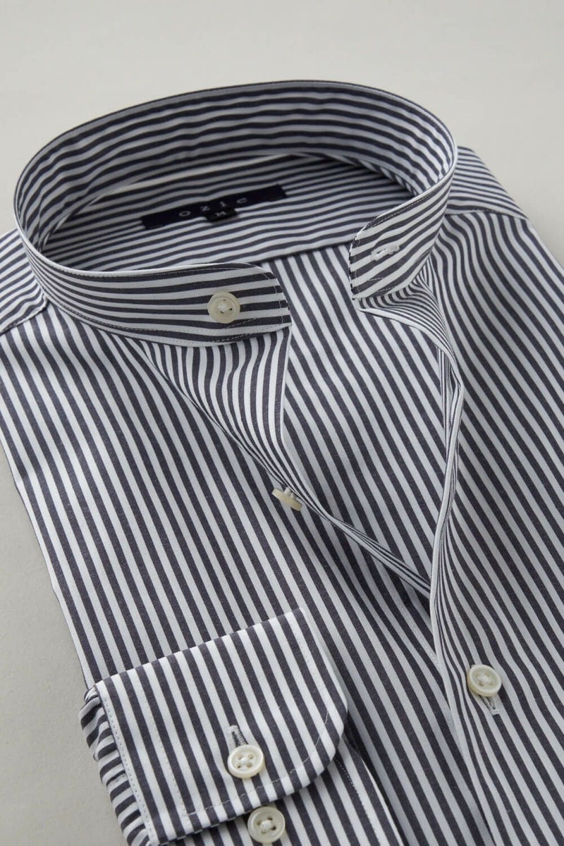 ワイシャツ 8063-C06A-BLACK-衿2