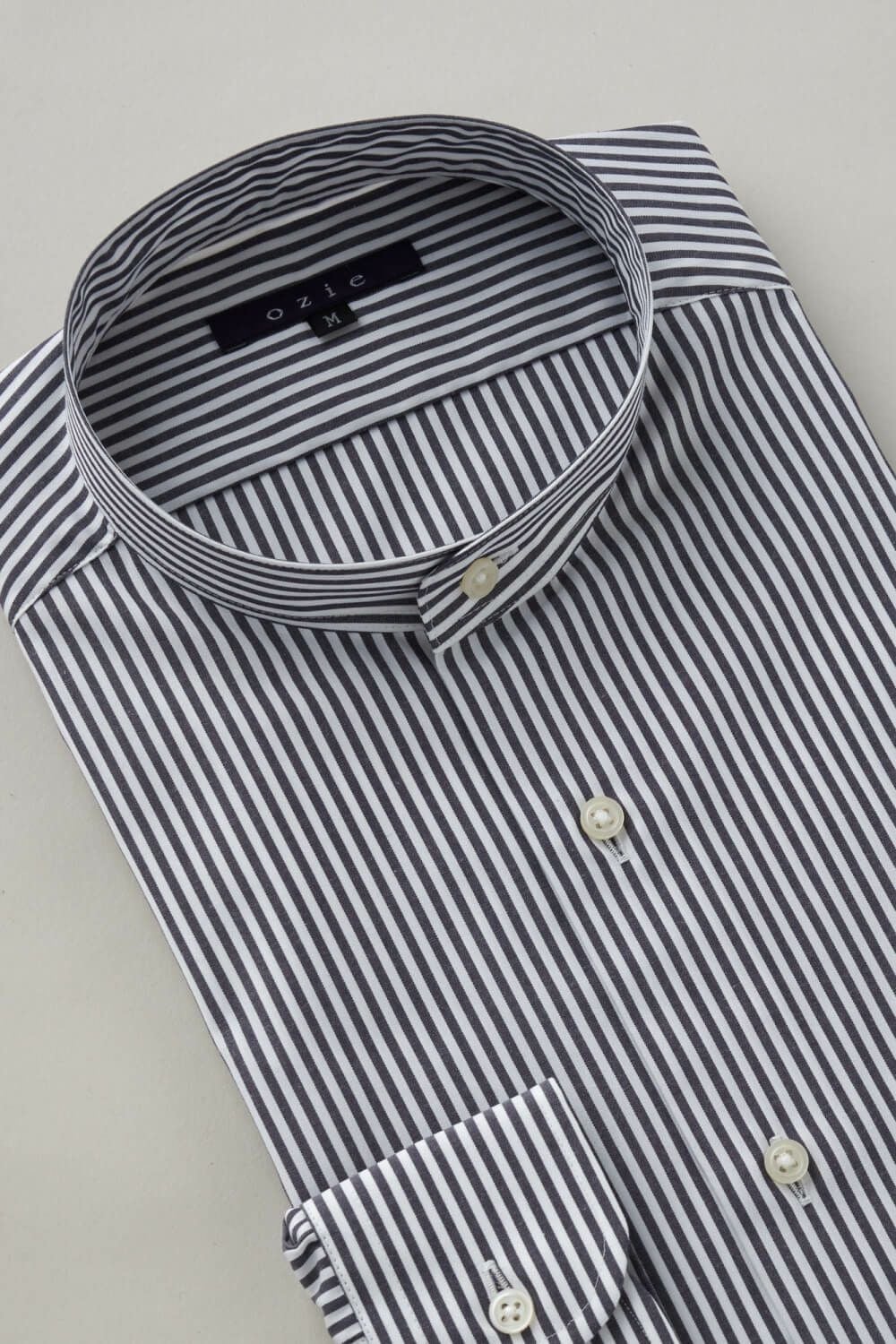 ワイシャツ 8063-C06A-BLACK-衿3