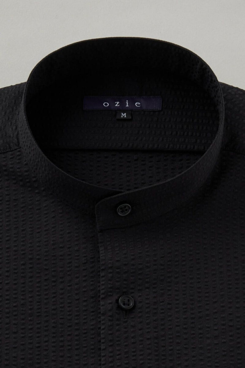 ワイシャツ 8063-C06C-BLACK-衿1