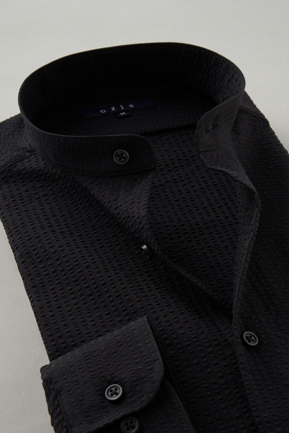 ワイシャツ 8063-C06C-BLACK-衿2