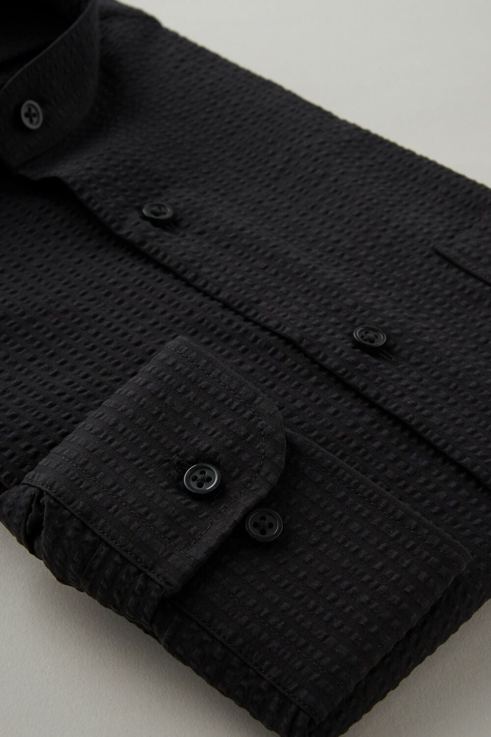 ワイシャツ 8063-C06C-BLACK-カフス