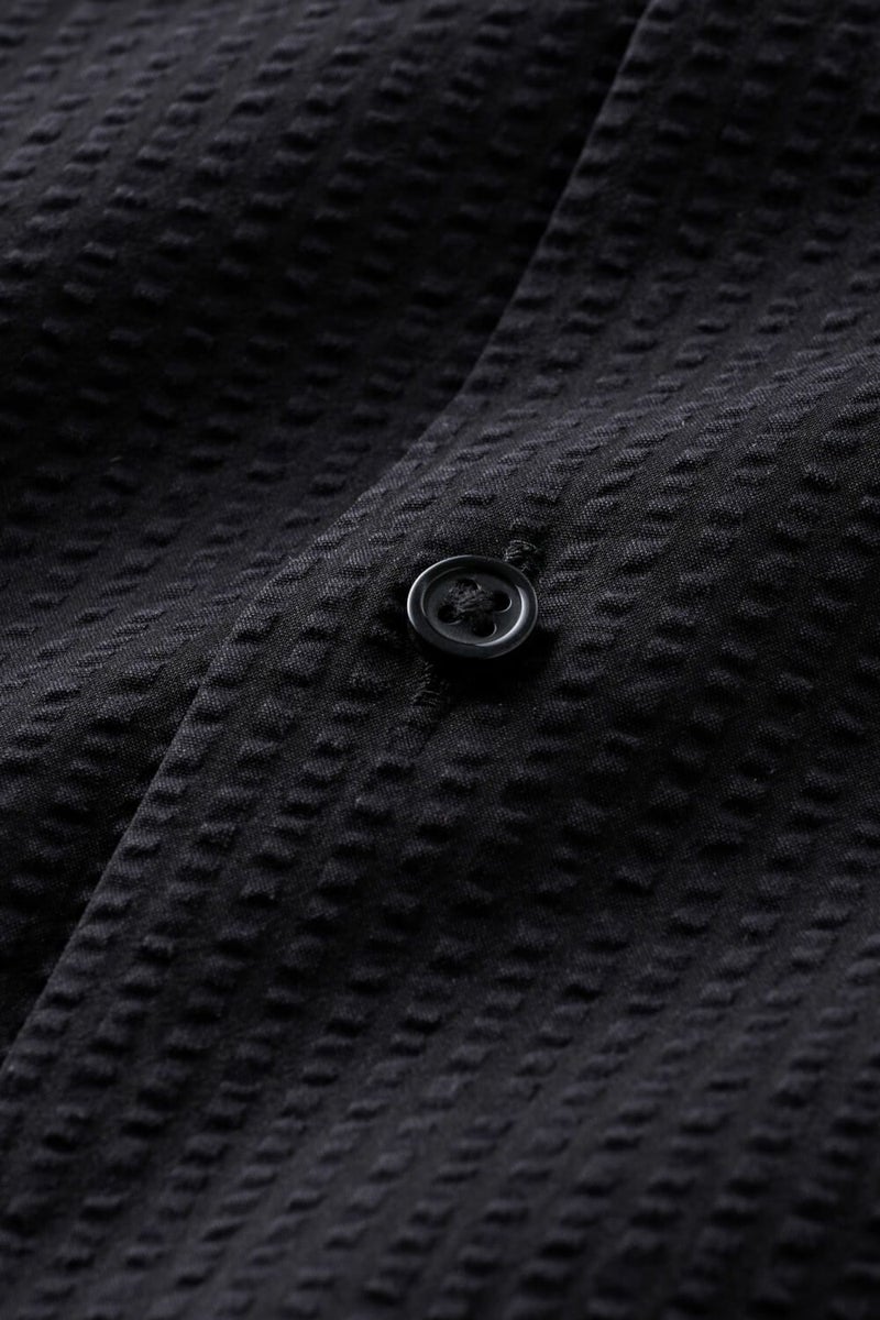 ワイシャツ 8063-C06C-BLACK-生地
