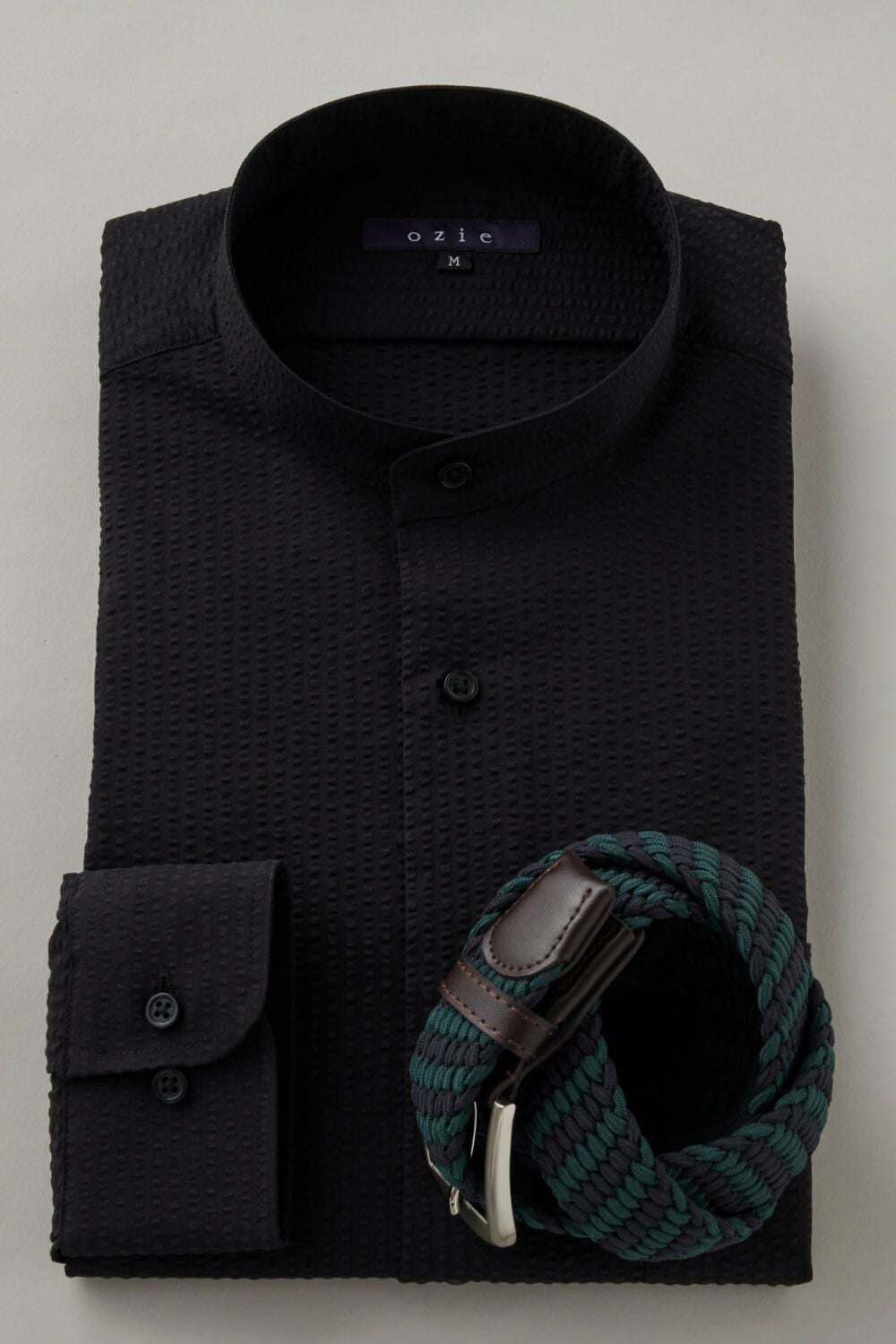 メンズワイシャツ・カッターシャツ 8063-C06C-BLACK