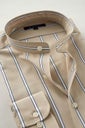 ワイシャツ 8063-C06D-BEIGE-衿2