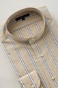 ワイシャツ 8063-C06D-BEIGE-衿3