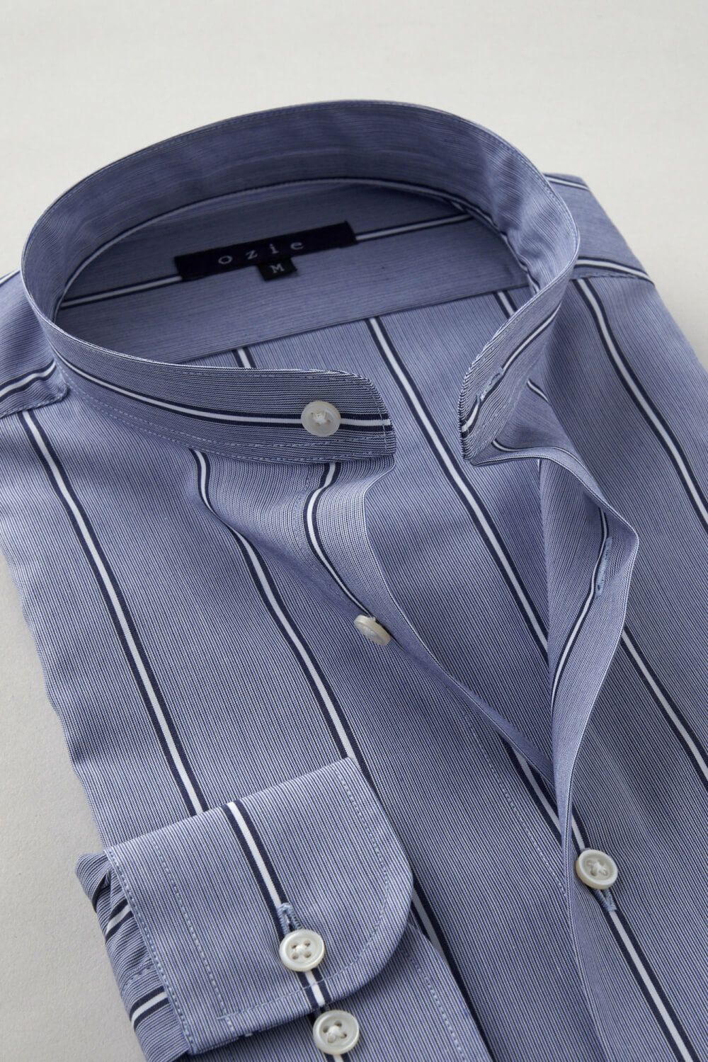 ワイシャツ 8063-C06E-NAVY-衿2
