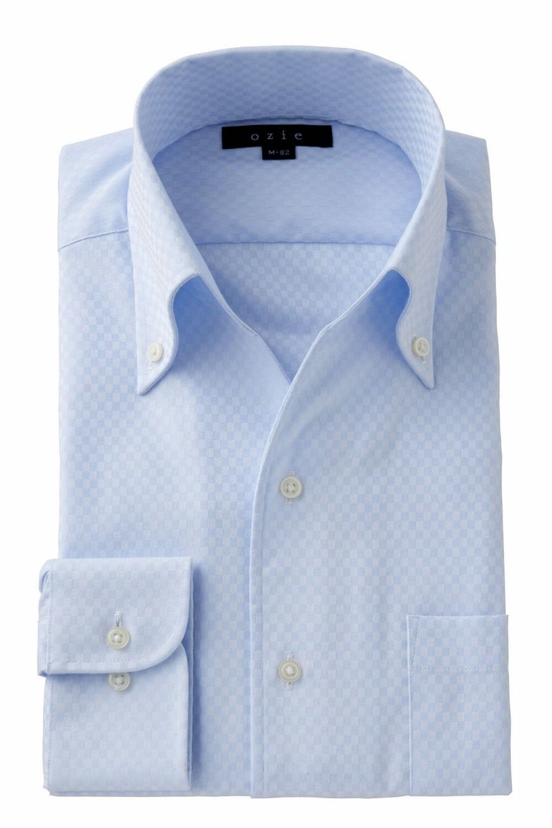 ワイシャツ 8044-C07A-SAX
