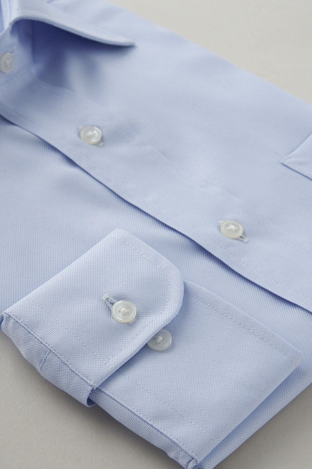 ワイシャツ 8023SD-R07B-SAX-カフス