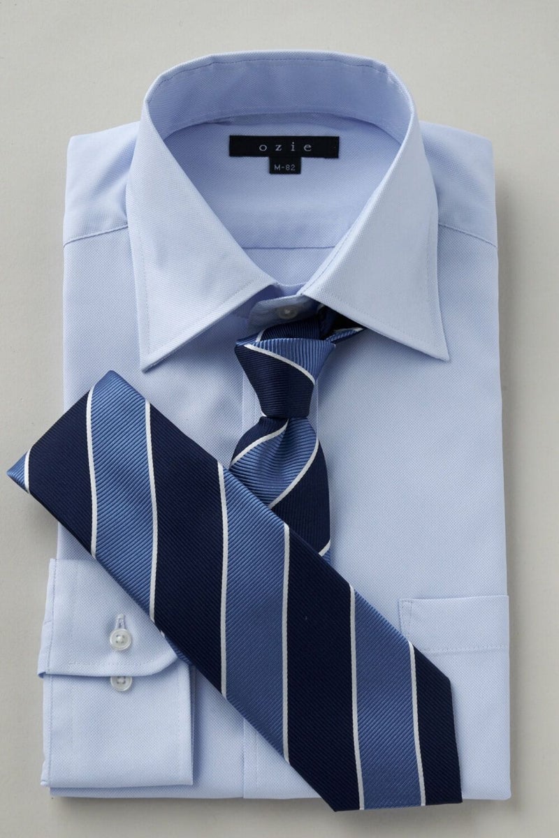 ワイシャツ 8023SD-R07B-SAX-コーディネートイメージ