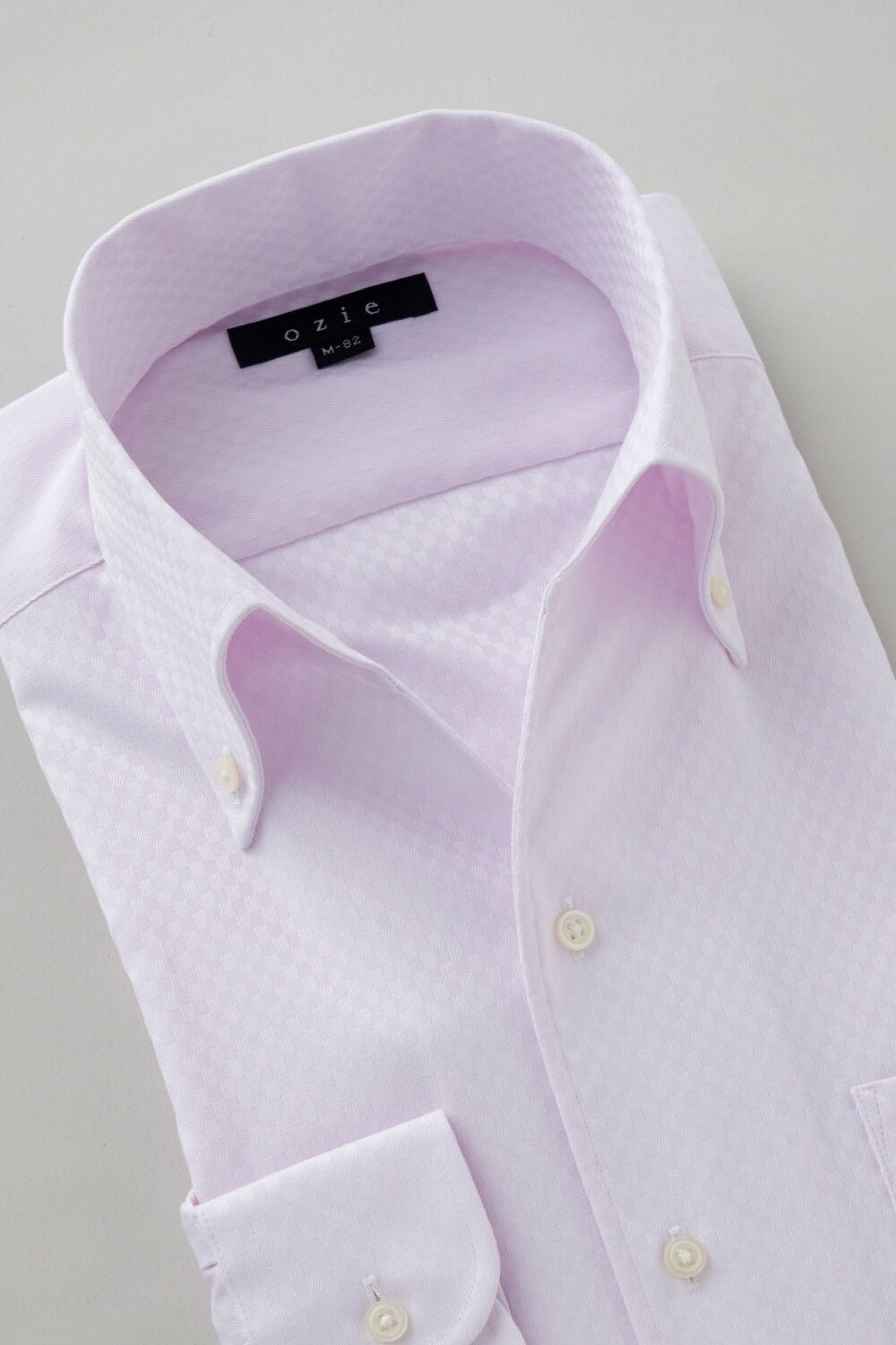 ワイシャツ 8044-C08A-PINK-衿2