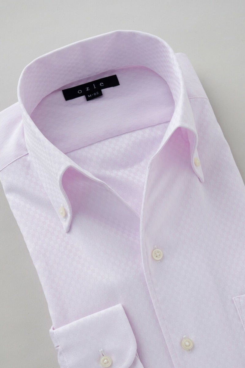 ワイシャツ 8044-C08A-PINK-衿2