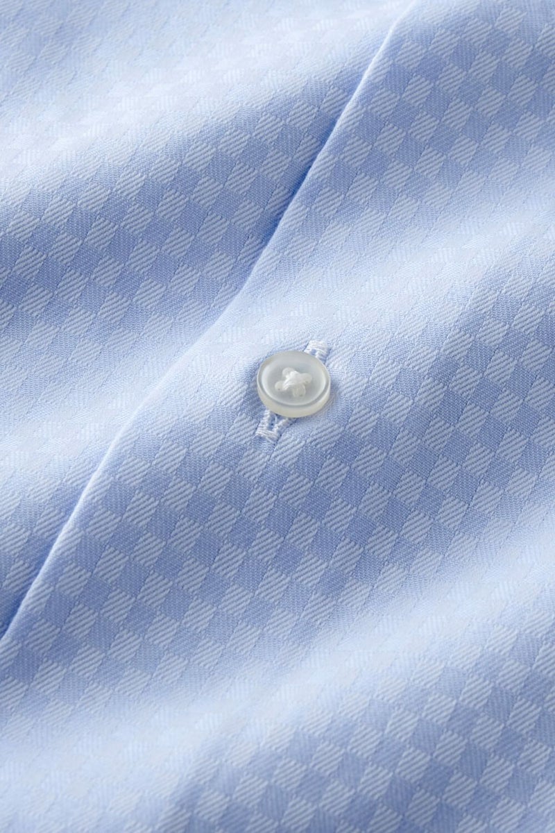 ワイシャツ 8006-C10A-SAX-生地