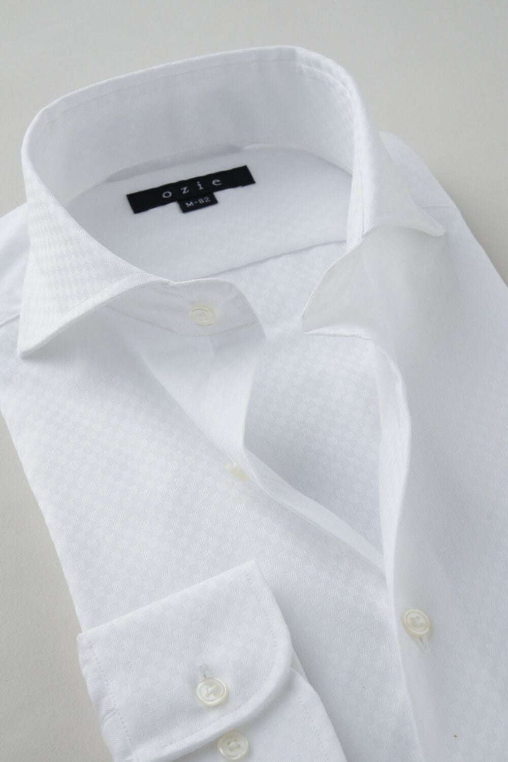 ワイシャツ 8070-C09A-WHITE-衿2