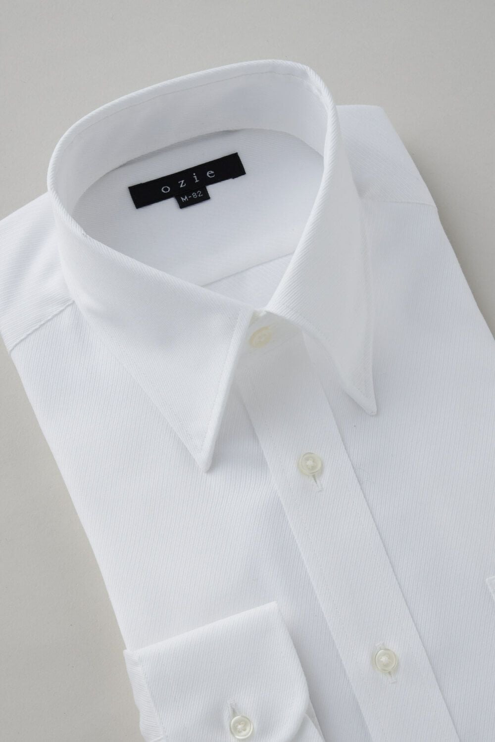 ワイシャツ 8076-C10A-WHITE-衿3