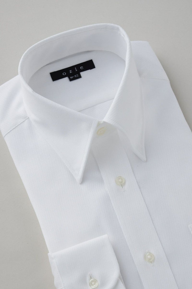 ワイシャツ 8076-C10A-WHITE-衿3