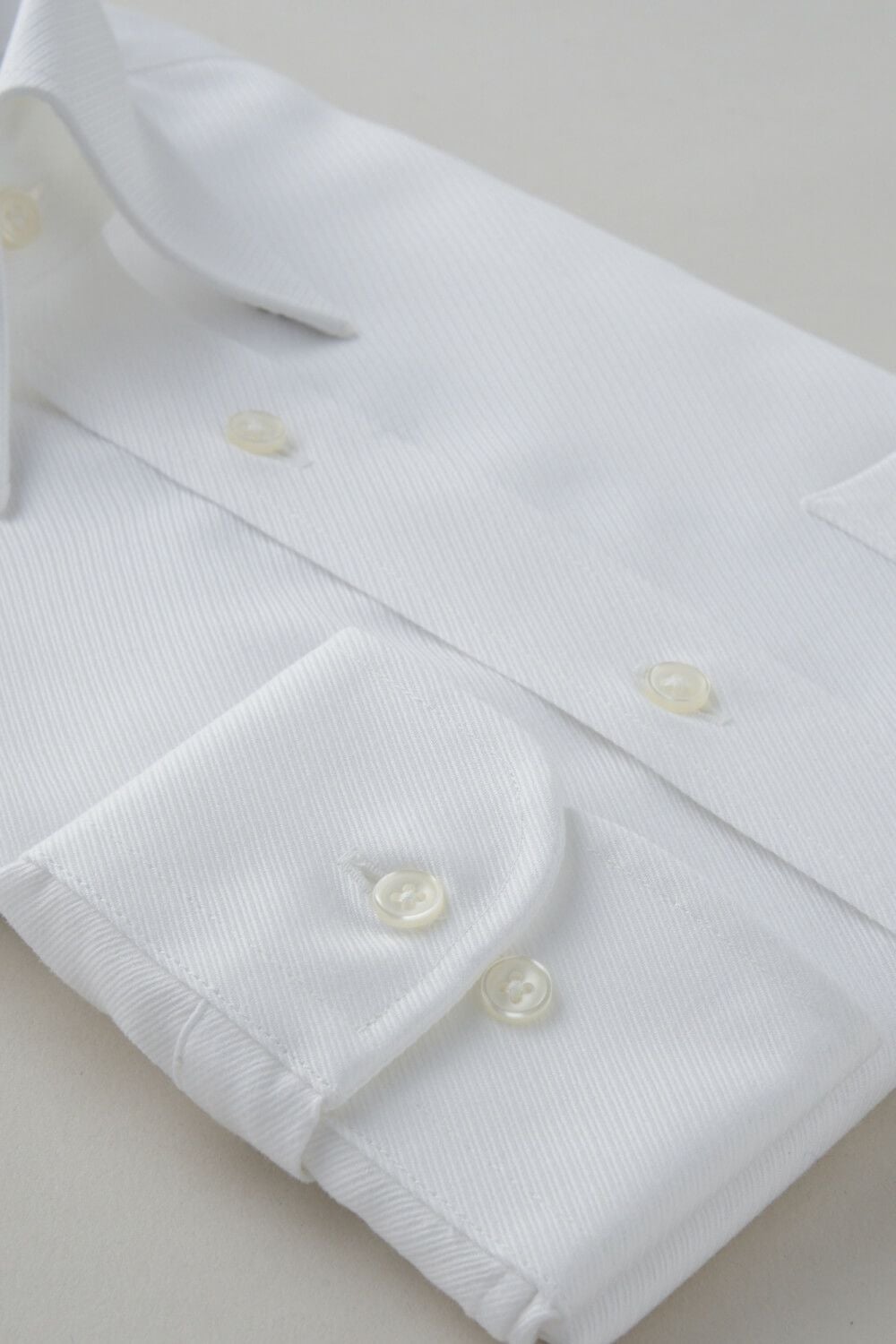 ワイシャツ 8076-C10A-WHITE-カフス