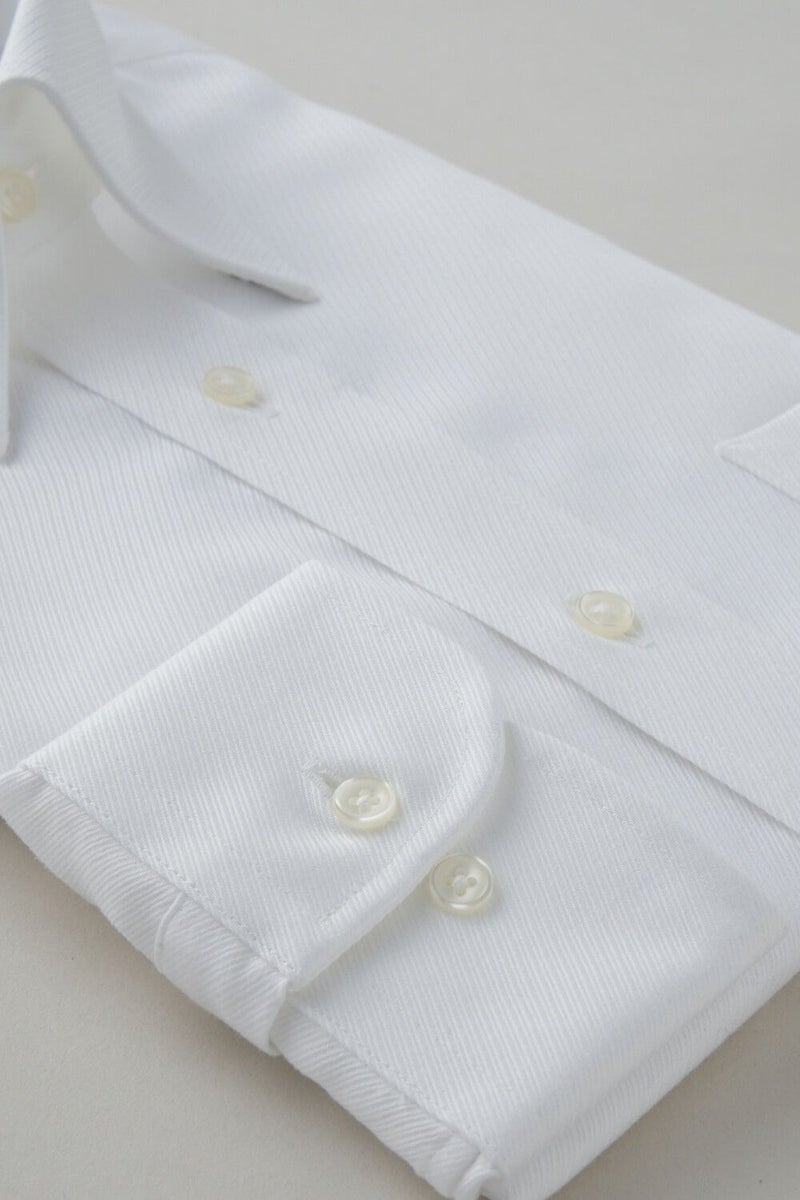 ワイシャツ 8076-C10A-WHITE-カフス