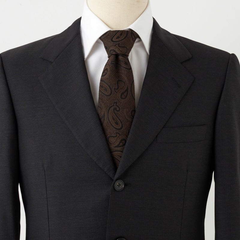 ネクタイ NW-215-BROWN-コーディネート