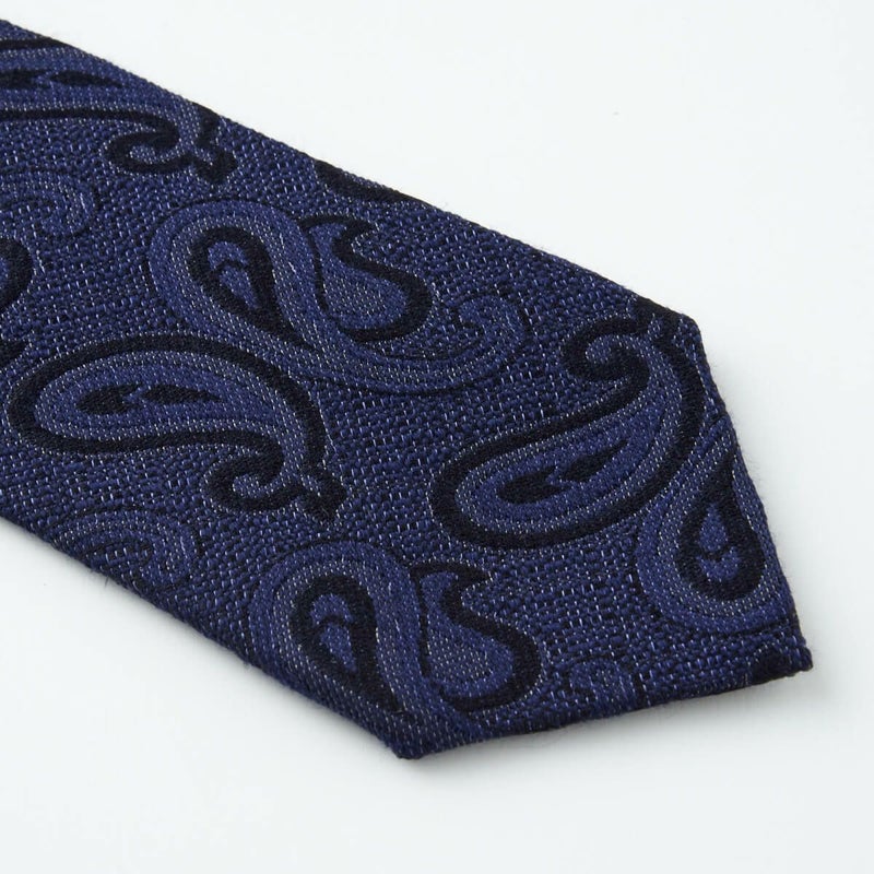 ネクタイ NW-216-NAVYBLUE-剣先