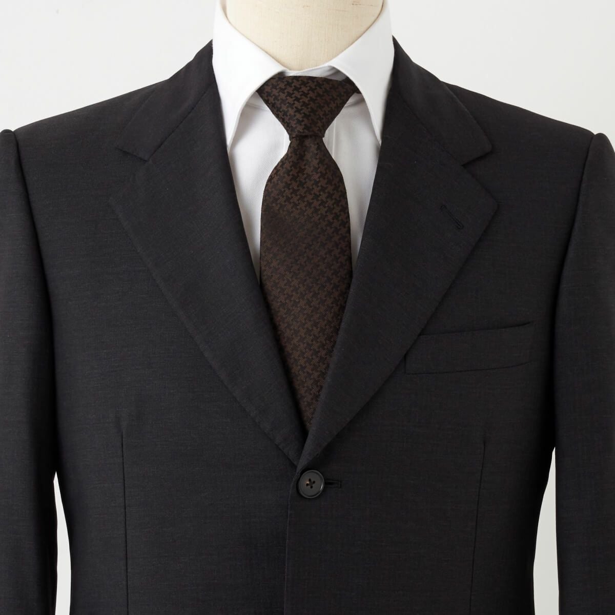 ネクタイ NW-217-BROWN-コーディネート