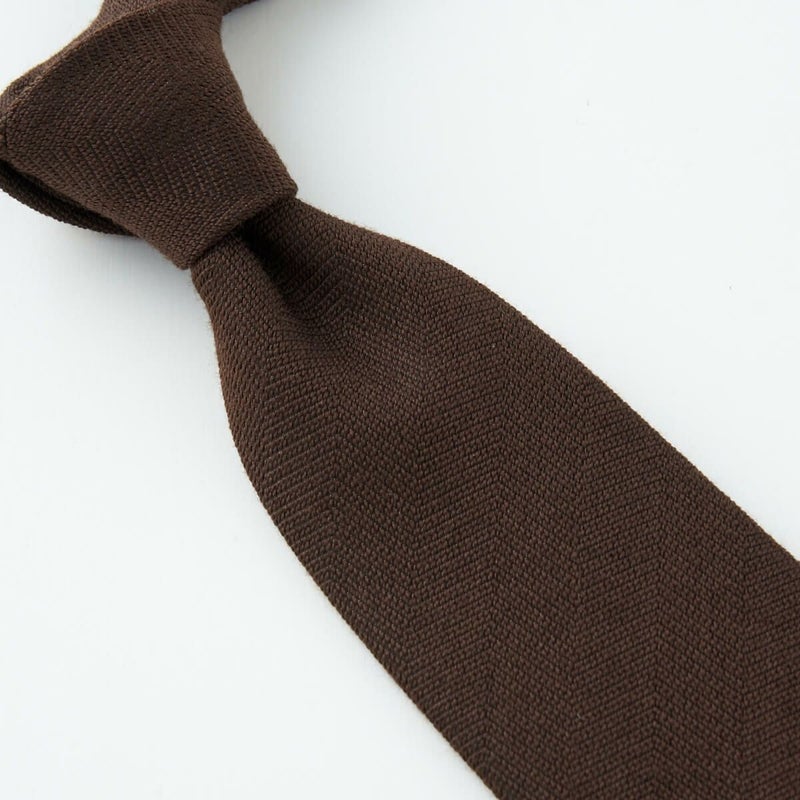 ネクタイ NW-224-BROWN-結び