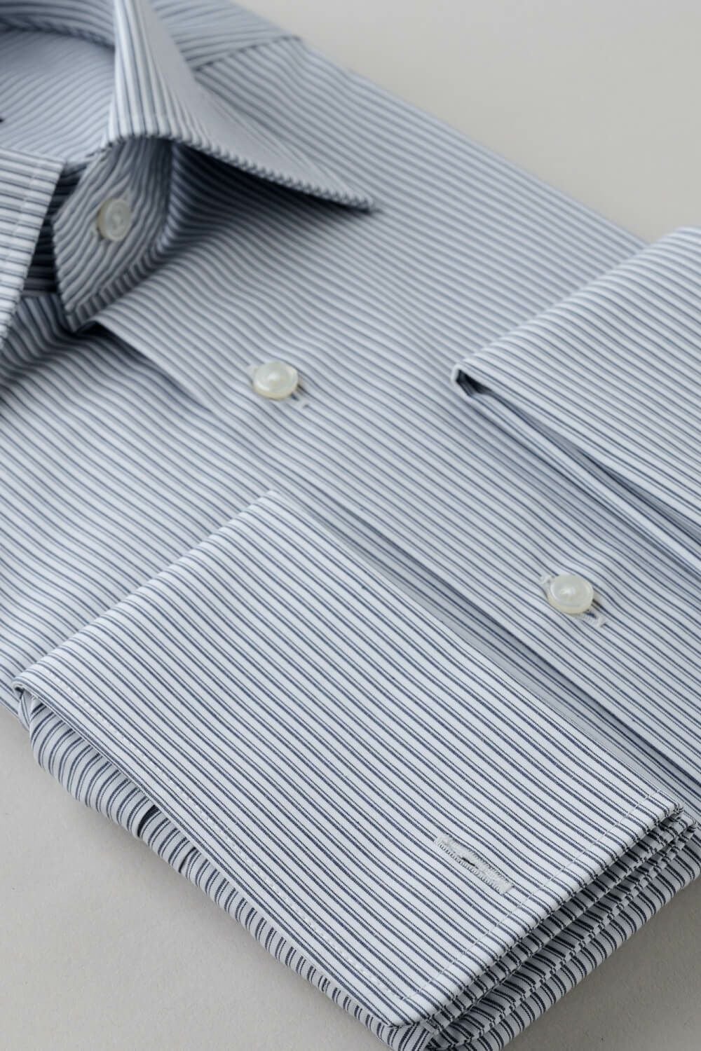 ワイシャツ 8004P-C11A-NAVY-カフス